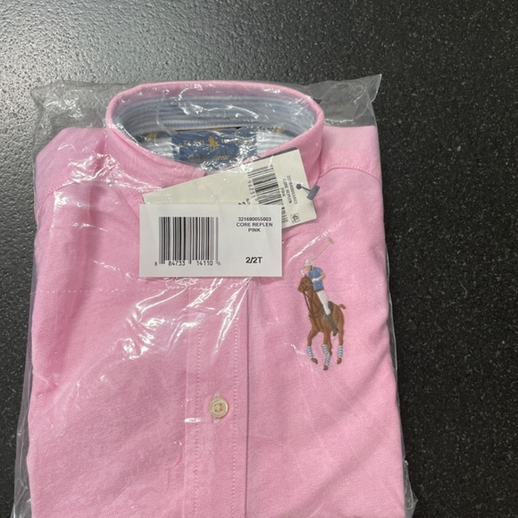 RALPH LAUREN BUTTON DOWN OXFORD -  KIDS - Large Pony - Picture 4 of 6
